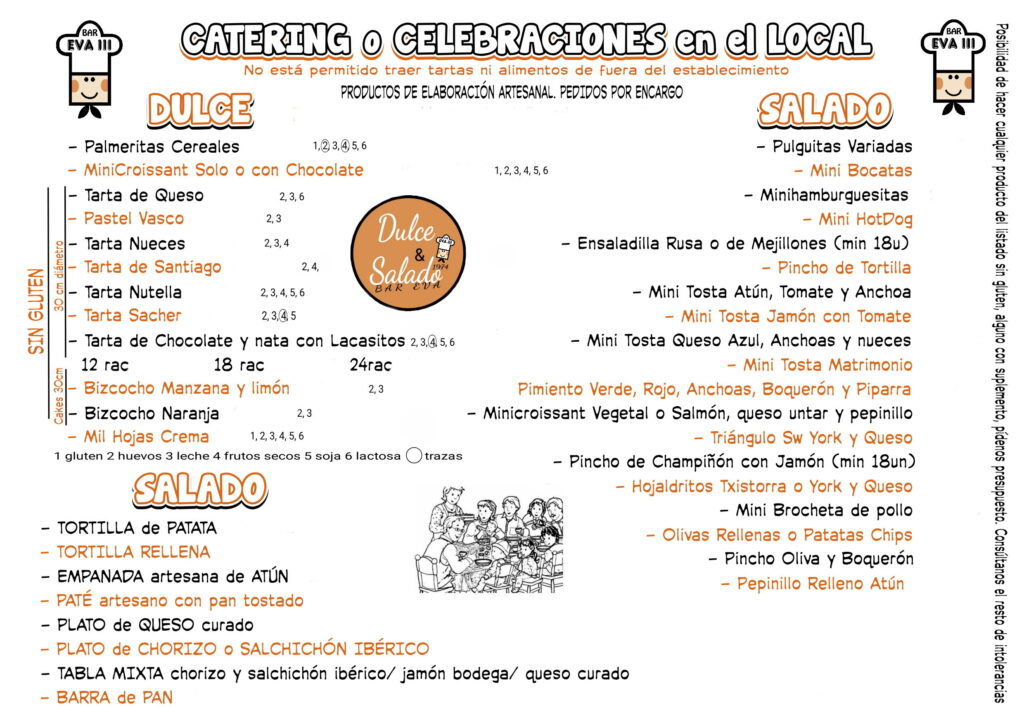 Catering Casero y Sin Gluten